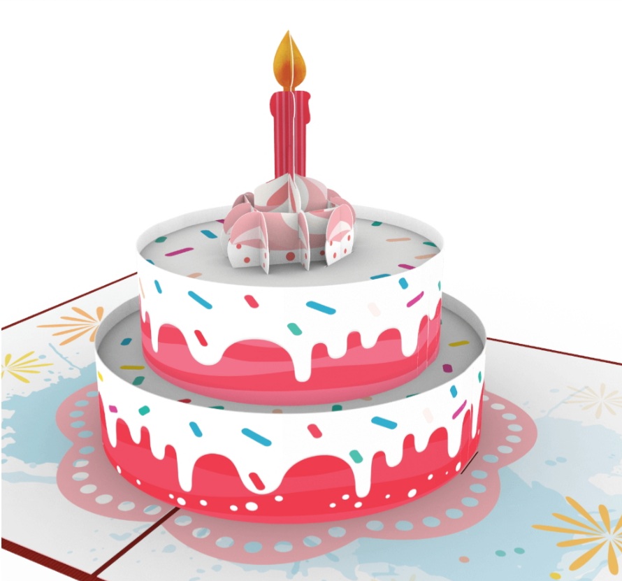 Two Tier Birthday Cake