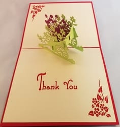 Floral Thank You Greeting Card
