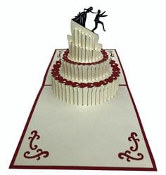 Wedding Pop up Cake Card