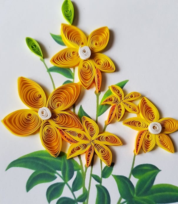 Yellow Flowers Q7274 - Image 2