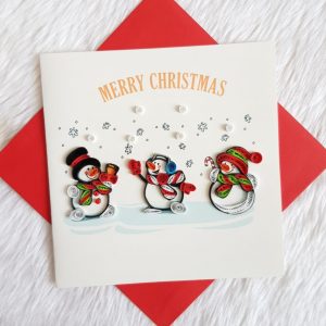 Snowmen Quilling Q7540