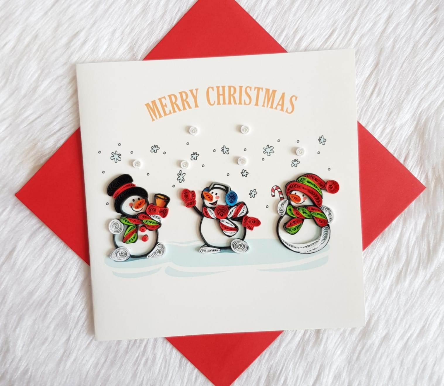 Snowmen Quilling Q7540