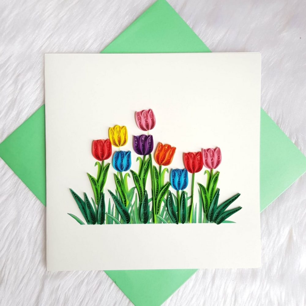 Wild Tulips Quilling Q7366