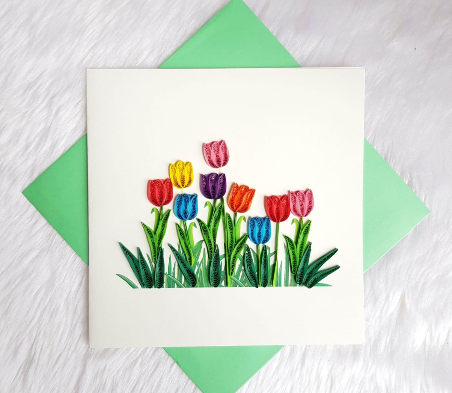 Wild Tulips Quilling Q7366