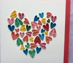 Hearts in Heart Quilling Q7526