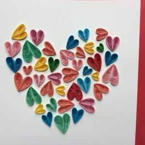 Hearts in Heart Quilling Q7526