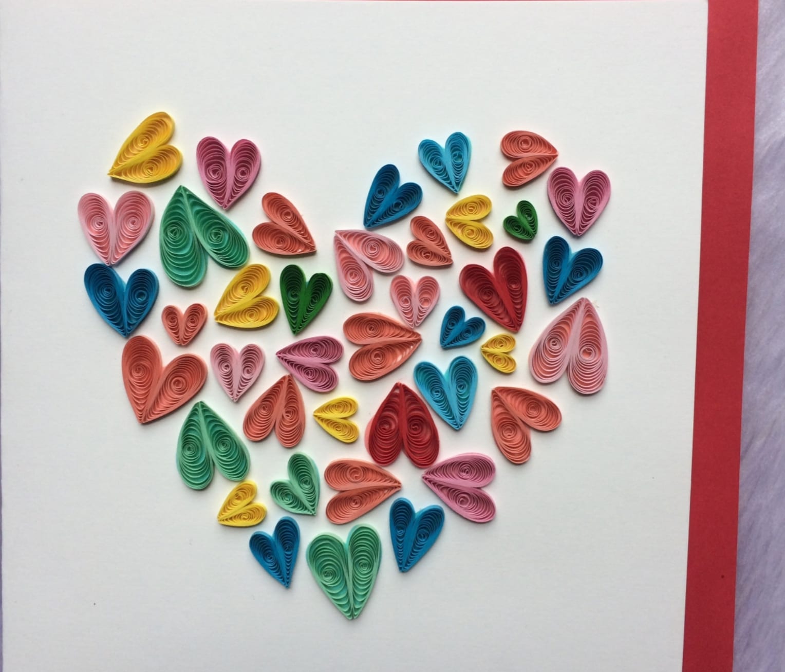 Hearts in Heart Quilling Q7526