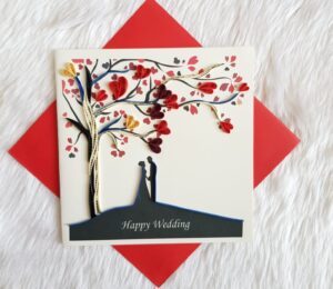 Happy Wedding Quilling Q7502
