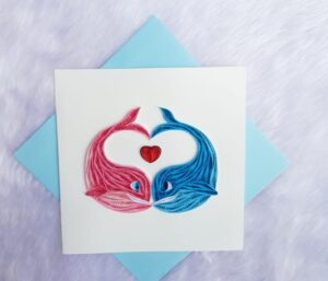 Whales Quilling Q7519