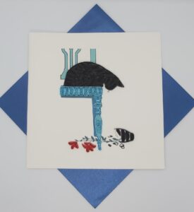 Cat-Broken Vase Q7106