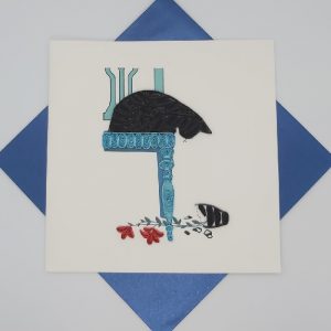 Cat-Broken Vase Q7106