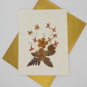 Dried Petal Flower Card 11