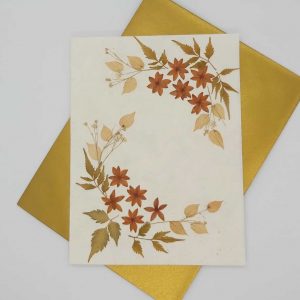 Dried Petal Flower Card 9