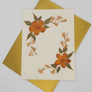 Dried Petal Flower Card 5