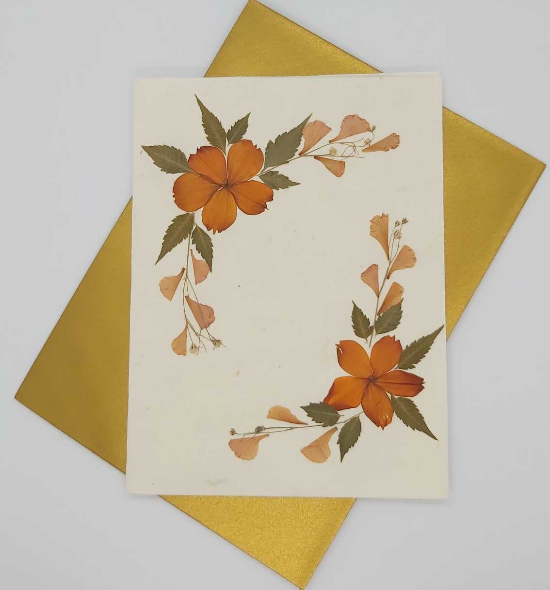 Dried Petal Flower Card 5