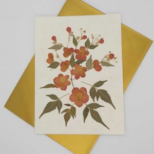 Dried Petal Flower Card 3