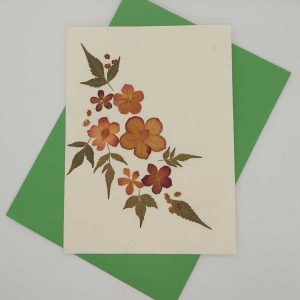 Dried Petal Flower card 6