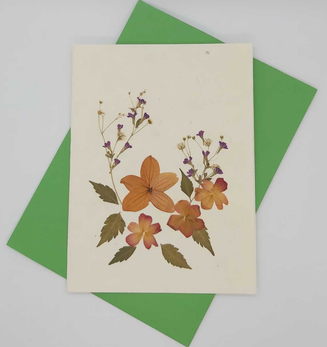Dried Petal Flower card 8