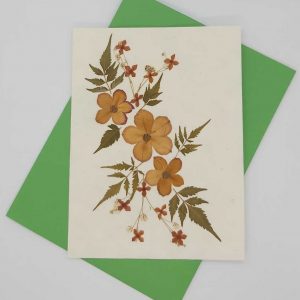 Dried Petal Flower Card 10