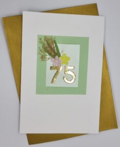 75th Birthday Card
