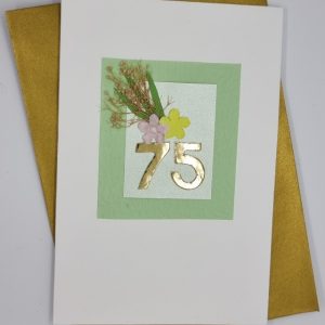 75th Birthday Card
