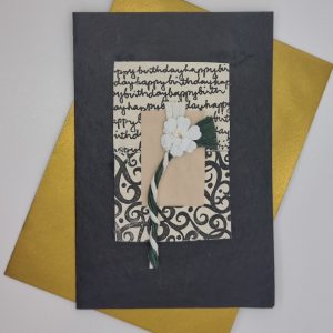 Stylish Black Birthday Card