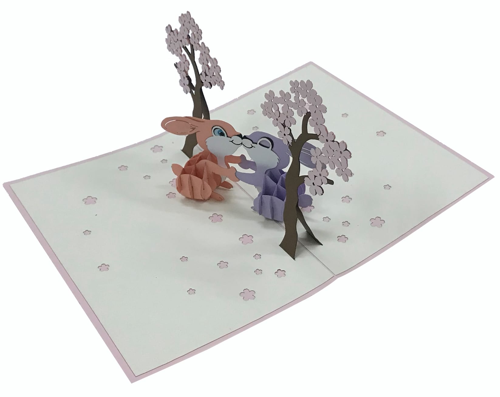 Romantic Bunnies Greeting Card - Image 3