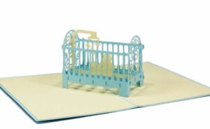 Blue Baby Cot P1691