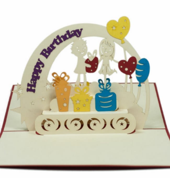 Happy birthday greeting card