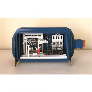 3D Lady in a Bottle Greeting Ca