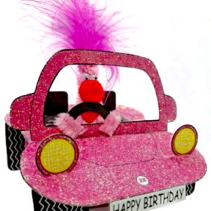 Pink Birthday Car