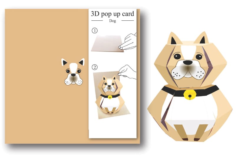 Bull Dog Lovers Greeting Card