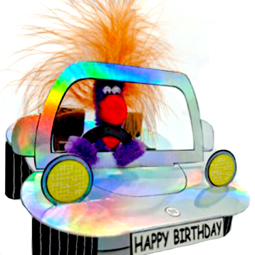Silver Birthday Car