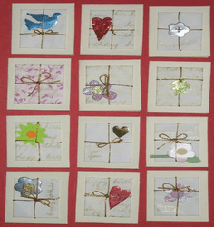 Handmade Mini Gift Cards WGE 154