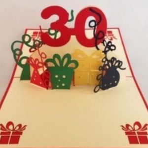 30th Birthday card
