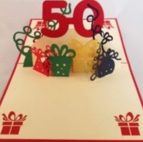 50th Birthday Card