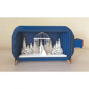 3D Wedding Greeting Card