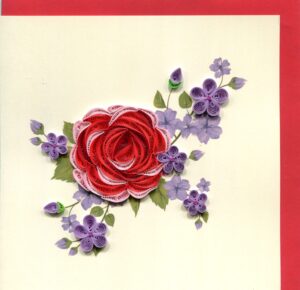 Rose with Purple Flowers Q7113 - Copy