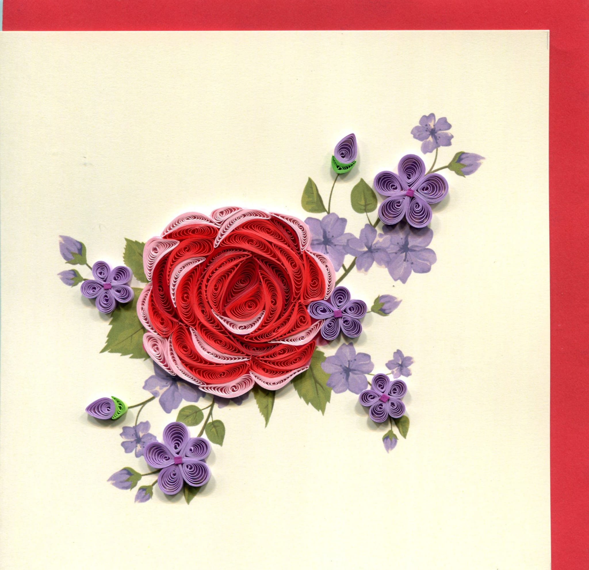 Rose with Purple Flowers Q7113 - Copy