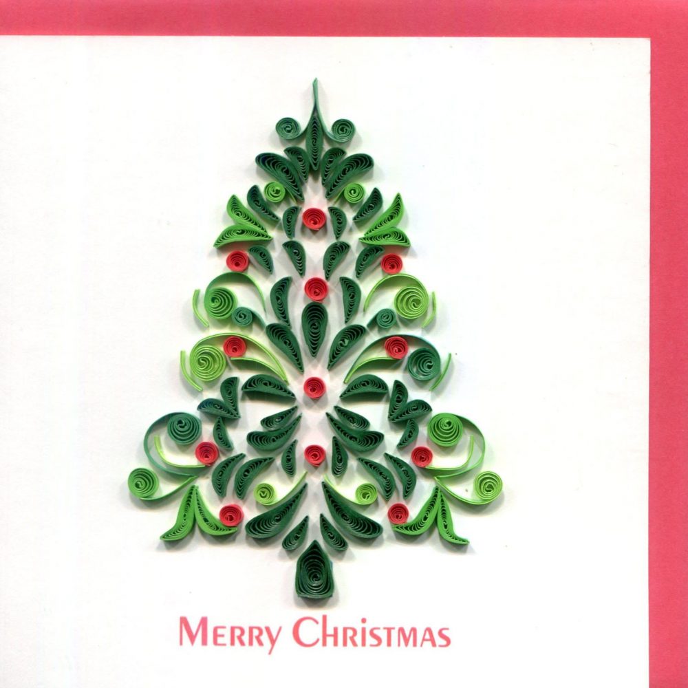 Quilling Christmas tree Q7212