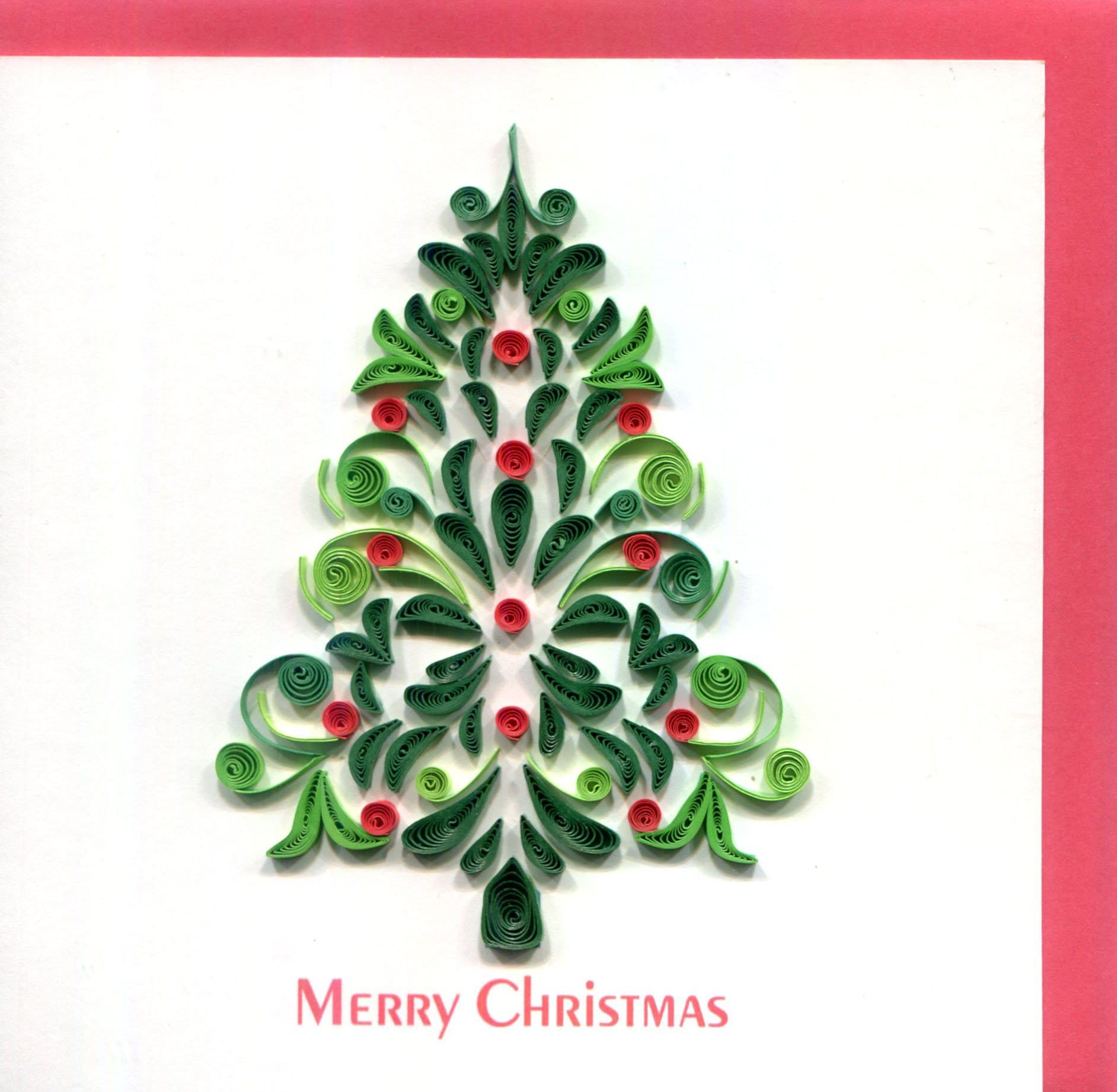 Quilling Christmas tree Q7212